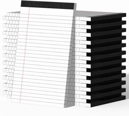 12pcs 5x8 Inch Yellow Note Pads Legal Pads, College Ruled Writing Legal Pads, 360 Sheets Total, Notepad for Students, Office & Home | Bulk Supply for Notes, Lists & Planning | Premium Quality Paper