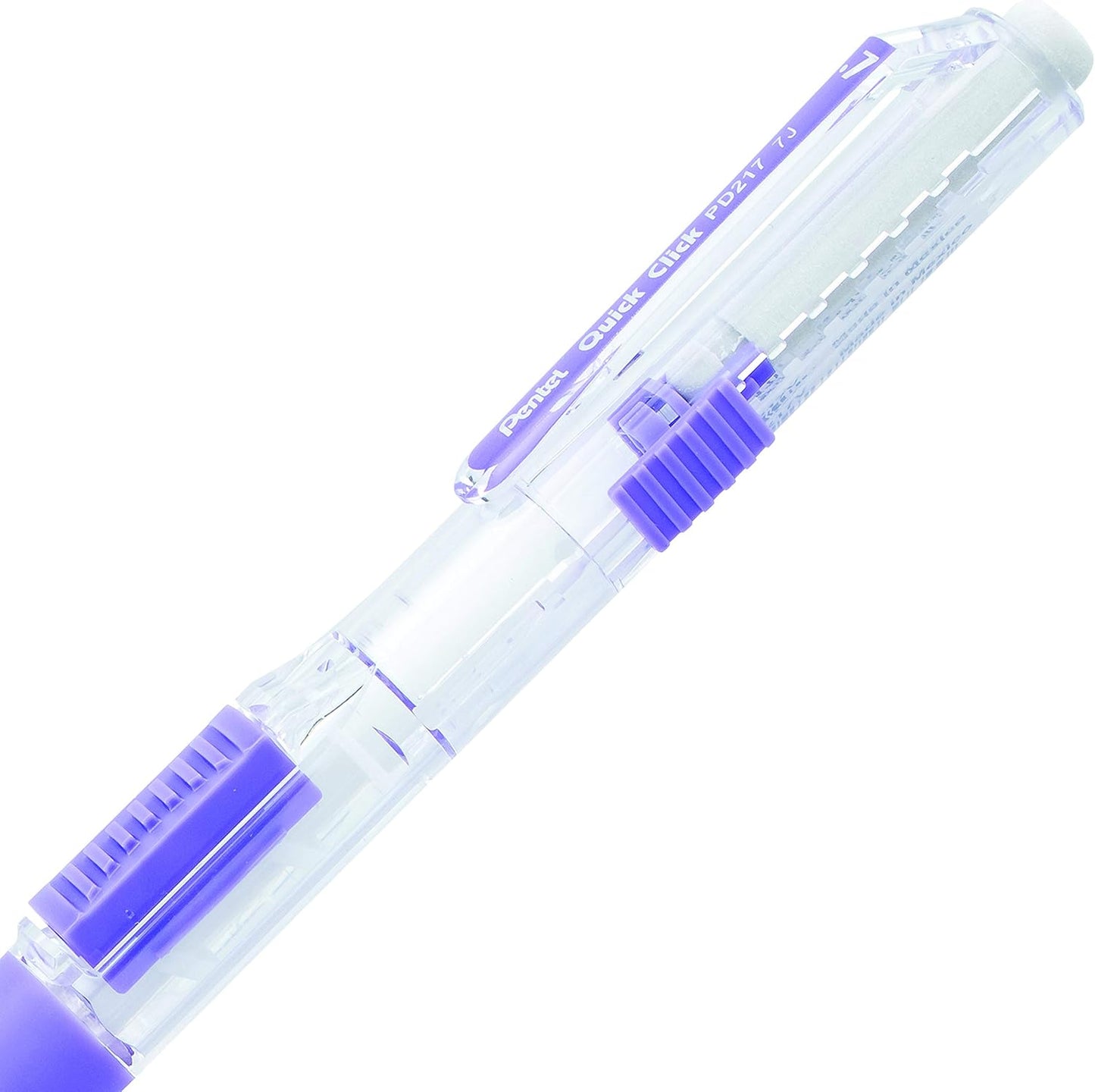 Pentel Quick Click Mechanical Pencil, (0.7mm), Medium, Black Barrel, Box of 12 Pencils (PD217A)