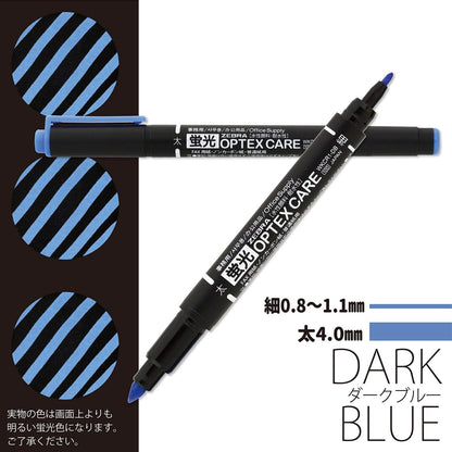 Zebra WKCR1-7C Highlighter Optex Care 7 Colors