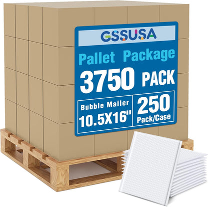 GSSUSA Black Bubble Mailers 4x8 Inches 50 Pack, Usable Size 4X7" Bubble Envelopes for Small Business, Padded Envelope, Shipping Mailers, Packaging Bags, Mailing Envelopes, Shipping Supplies