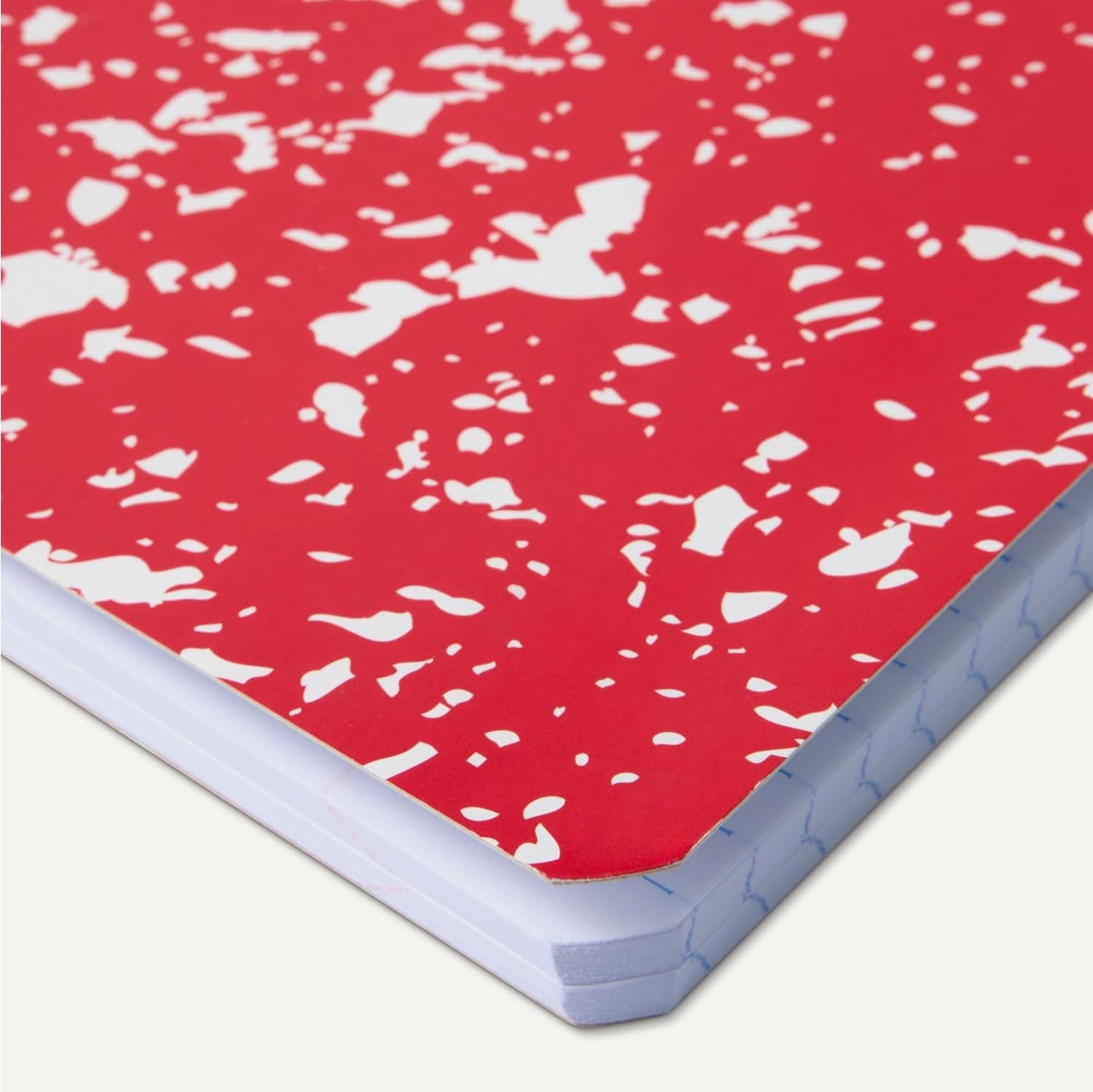 Amazon Basics Composition Notebook, College Ruled, 100 Sheets, 9.75" x 7.5", Assorted Marble Colors, 12-Pack