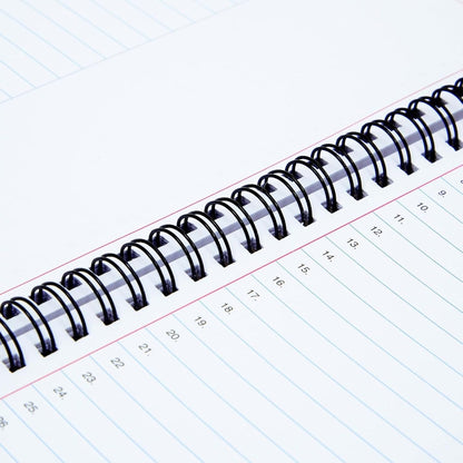 Juvale Meeting Notebook for Work - Spiral-Bound Planner Notebook for Work Planner & Office Supplies - Agenda & To Do List Notepad - 11 x 8.5 In, White, Pack of 2