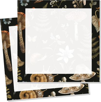 Sticky Notes 3x3 Inch, 2 Pads Cute Self-Stick Note Pads, Strong Adhesive Notepads for Office, Home, School, Organization and Reminders Watercolor Wildflowers