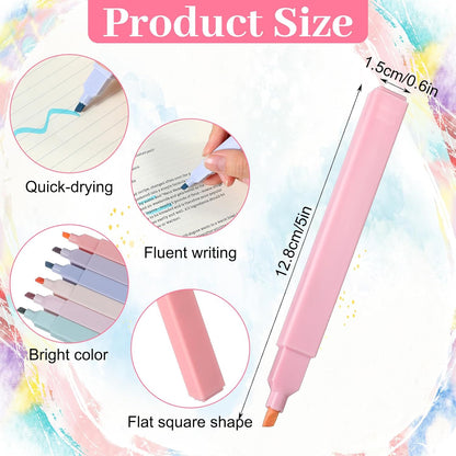 120 Pcs Bible Highlighter with Soft Chisel Tip Highlighters
