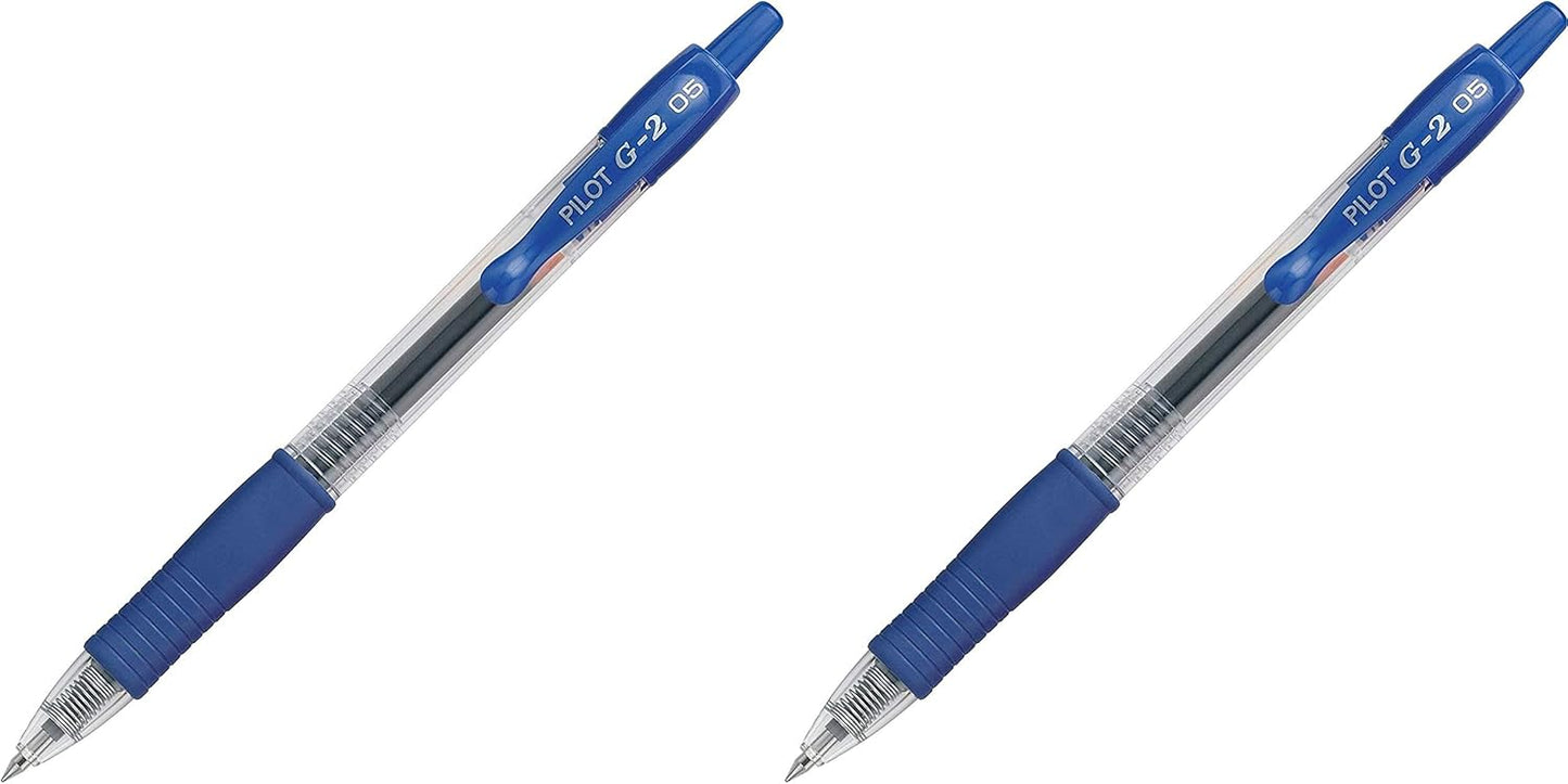 PILOT G2 Premium Refillable and Retractable Rolling Ball Gel Pens, Extra Fine Point, Black Ink, 12-Pack (31002)