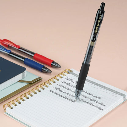 Pilot G2 Premium Refillable And Retractable Gel Ink Pens, Fine Point (0.7mm), 8 Colors, 8 Count (16606)