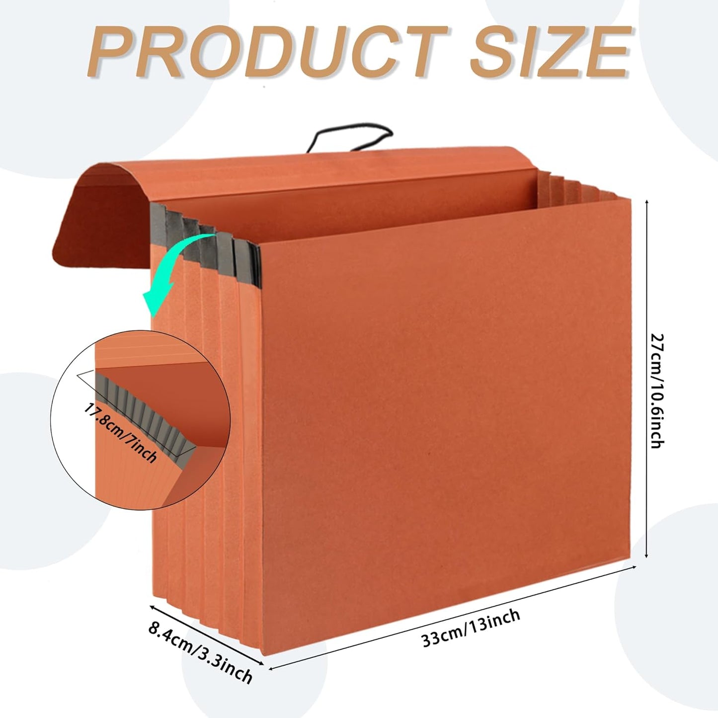 Expanding File Pockets with Cover,A-Z 21 Pockets Accordion File Organizer,Letter Size File Folder,Heavy Duty Expanding File Folder for Classroom,Home,Office and Travel