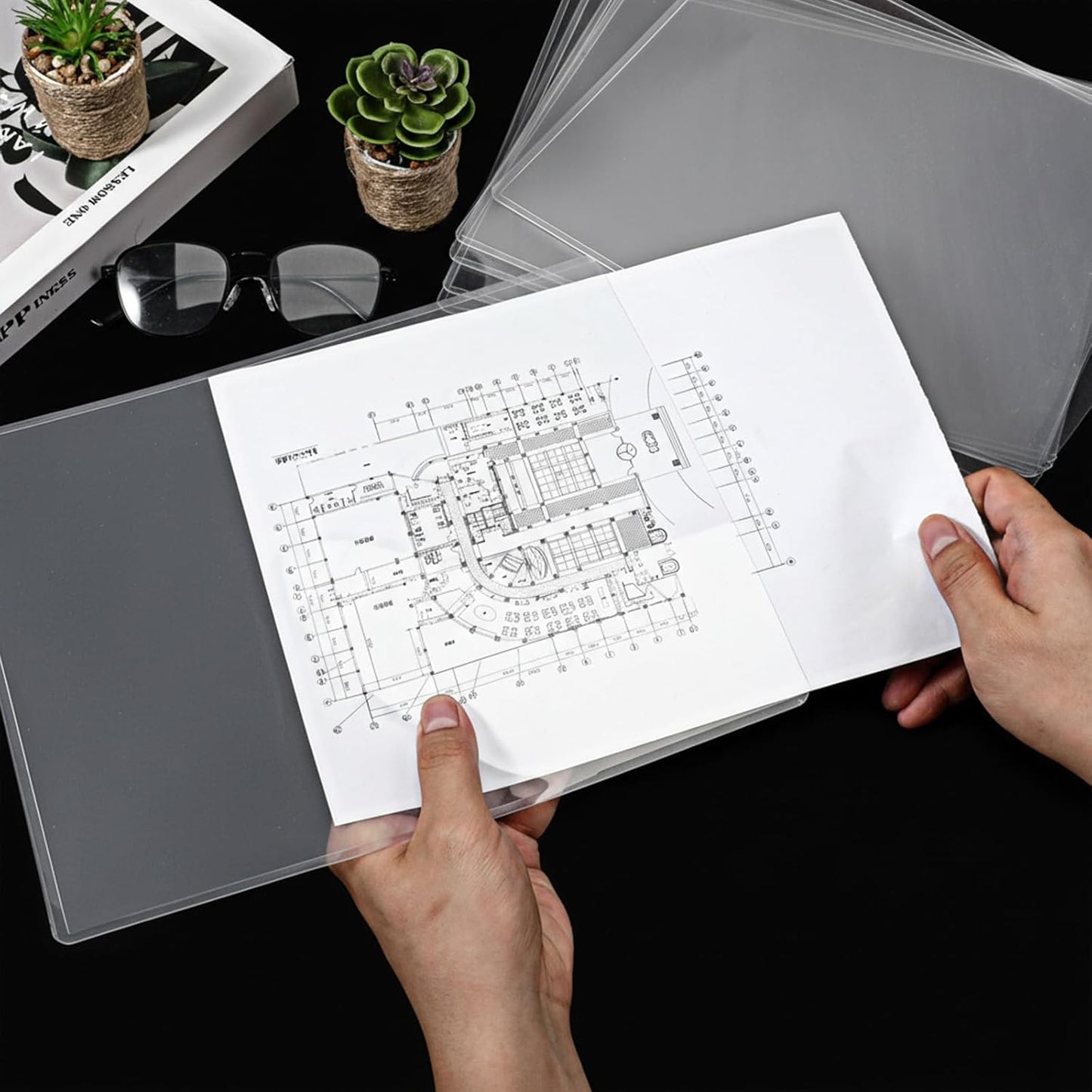 25 Pcs Birth Certificate Protector, 8.5 x 11 Inch Rigid Print Protectors Waterproof Reusable Clear Sheet Protectors for Paper, Photo, Poster Protector