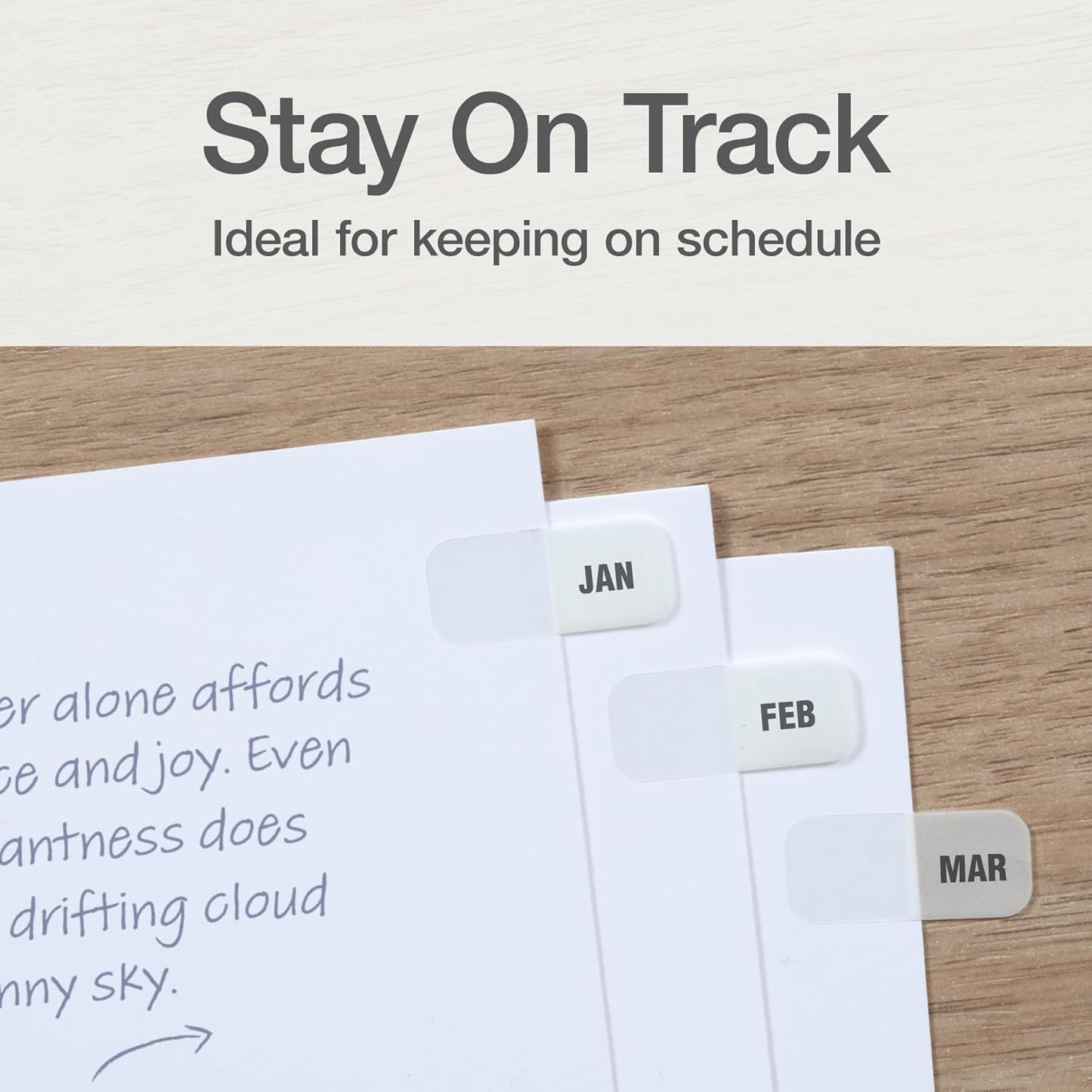 Redi-Tag Daily Adhesive Tabs, Preprinted Daily Tab, 12 Sets of 1-31 plus withBonus Blank Tabs, 7/17" x 1", Durable and Customizable Labels with Permanent Adhesive for Planners & Files, White (1006548)