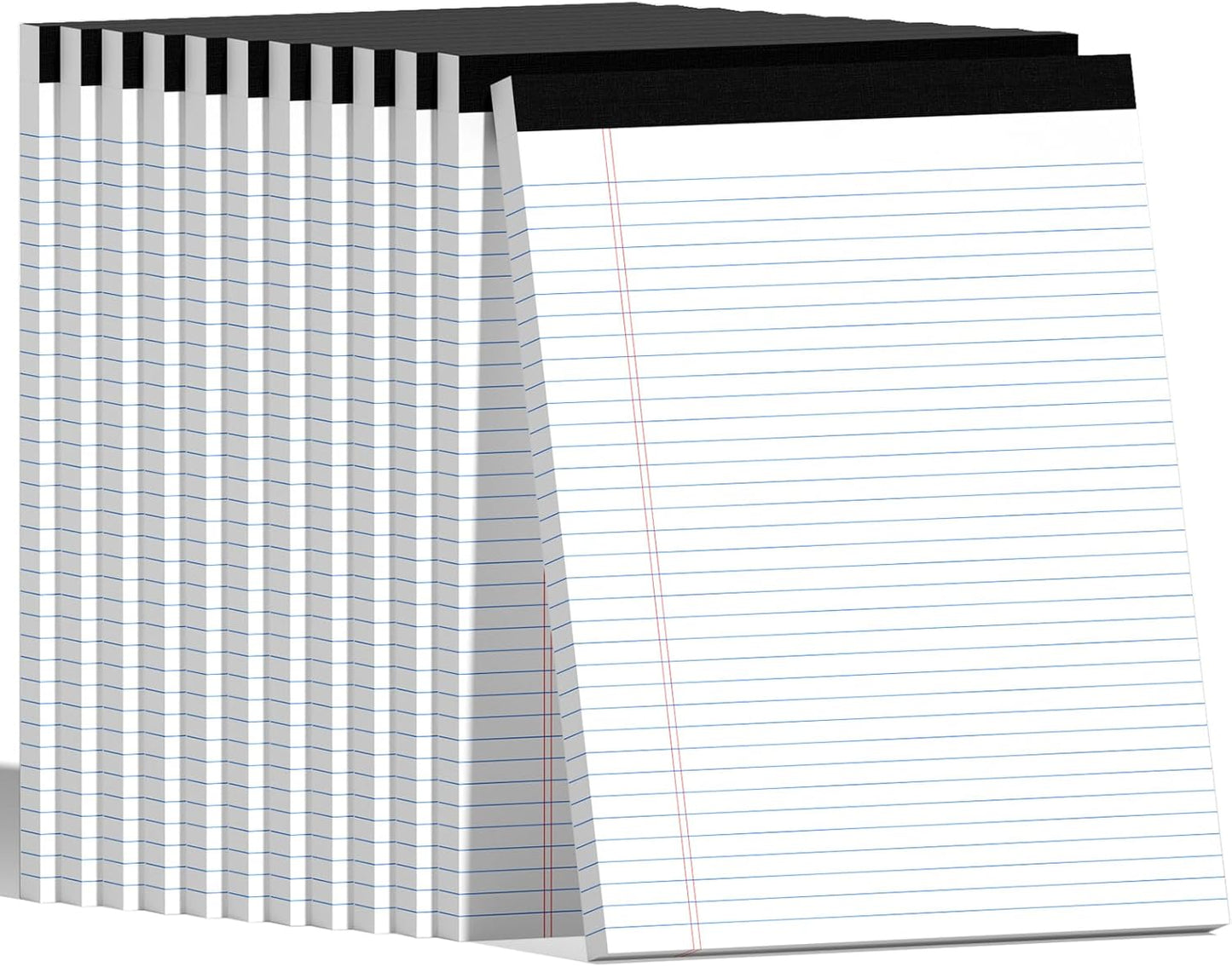 12pcs 5x8 Inch Yellow Note Pads Legal Pads, College Ruled Writing Legal Pads, 360 Sheets Total, Notepad for Students, Office & Home | Bulk Supply for Notes, Lists & Planning | Premium Quality Paper