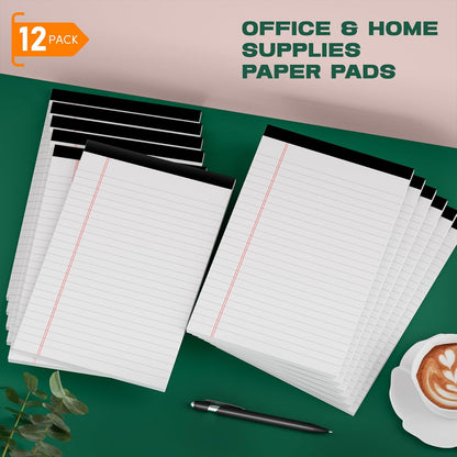Legal Pads 4x6 Inch College Ruled Small Notepads Writing Note Pads for Work Study Taking Notes To do List, 30 Sheet/Pad Tear-Off Lined Paper Pads Memo & Scratch Pads for Office Home Car School, 8 Pack