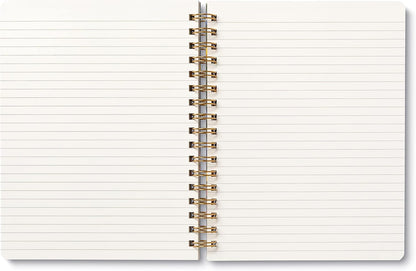 Compendium Spiral Notebook – Expect the Best Things to Happen Today – A Designer Spiral Notebook with 192 Lined Pages, College Ruled, 7.0" W x 9.25" H
