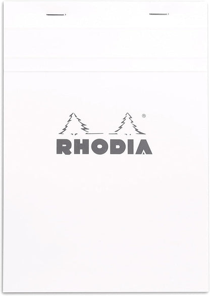 Rhodia Head Stapled Pad, No16 A5, Dot - Black