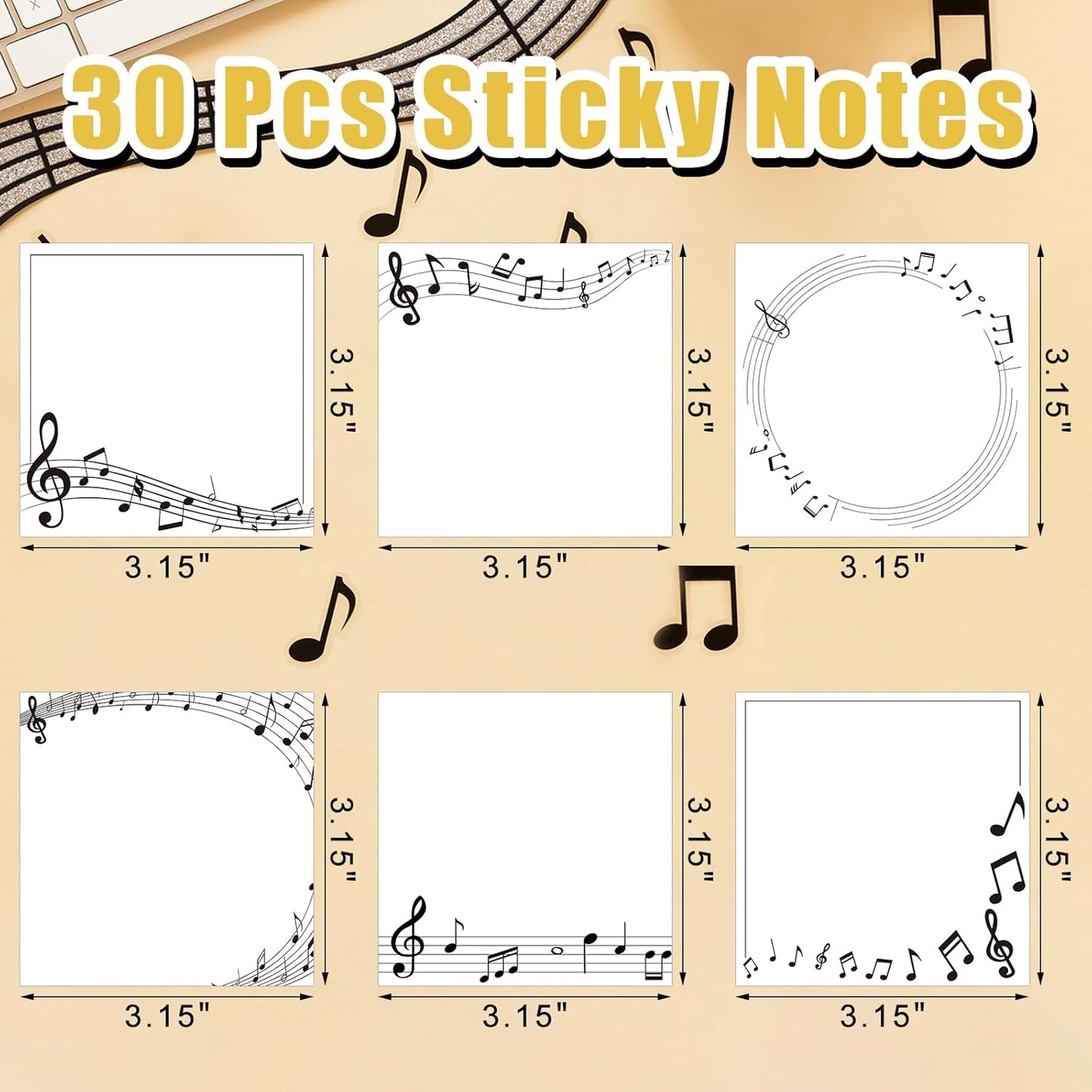 30 Pcs Bible Sticky Notes Christian Note Pads Religious Bible Notepads Inspirational Memo Notes for Inspirational Gifts Message Reminder Lists Schedules Studying Office School Supplies