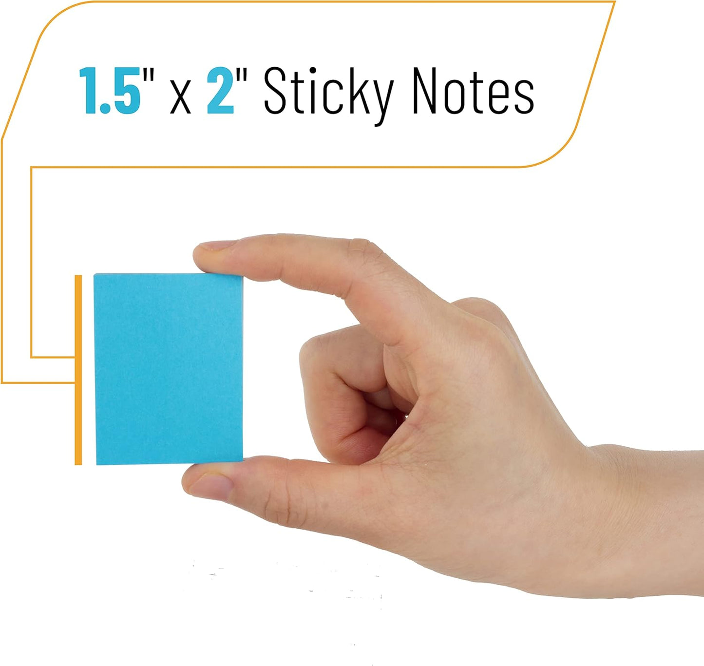 Mr. Pen- Small Sticky Notes, 1.5"x2", 36 Pads, 2160 Sheets, Bright Colors, Mini Sticky Notes Bulk, Self-Stick Note Pads, Perfect for Office, School, Home, Study & Organization