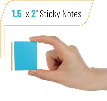 Mr. Pen- Small Sticky Notes, 1.5"x2", 36 Pads, 2160 Sheets, Bright Colors, Mini Sticky Notes Bulk, Self-Stick Note Pads, Perfect for Office, School, Home, Study & Organization
