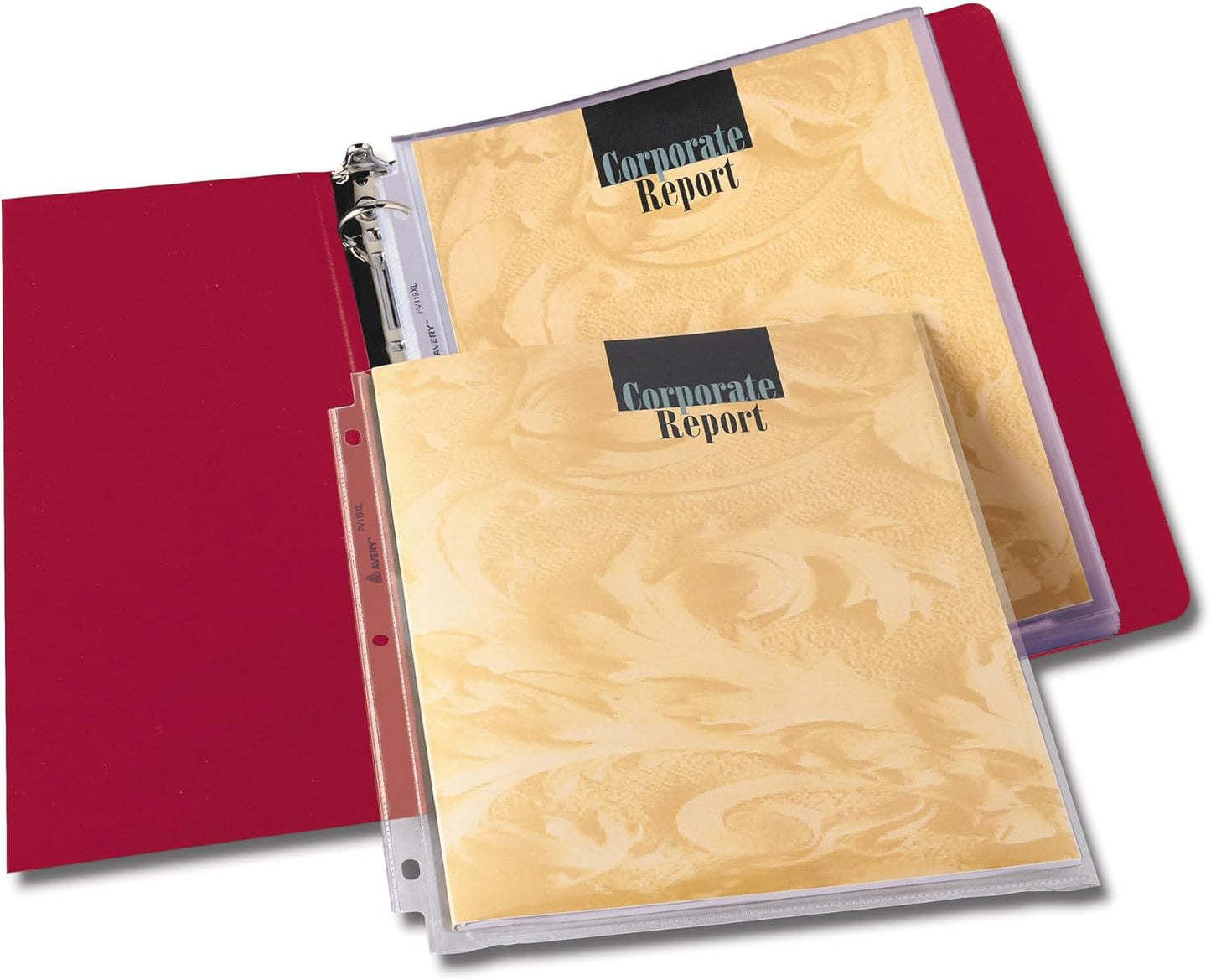 Avery Clear High-Capacity Sheet Protectors, Hold 50 Sheets, Heavyweight, 25 Multi Page Protectors (74171)