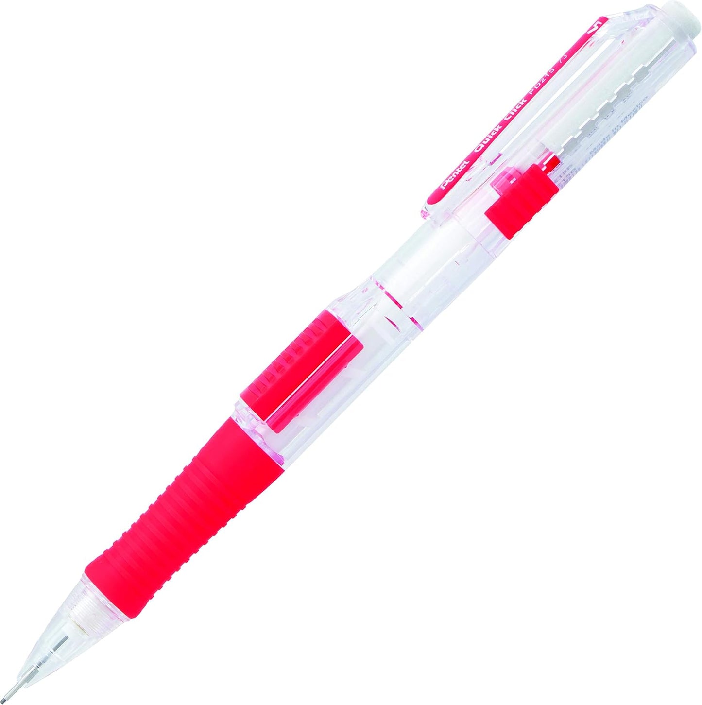 Pentel Quick Click Mechanical Pencil, (0.7mm), Medium, Black Barrel, Box of 12 Pencils (PD217A)