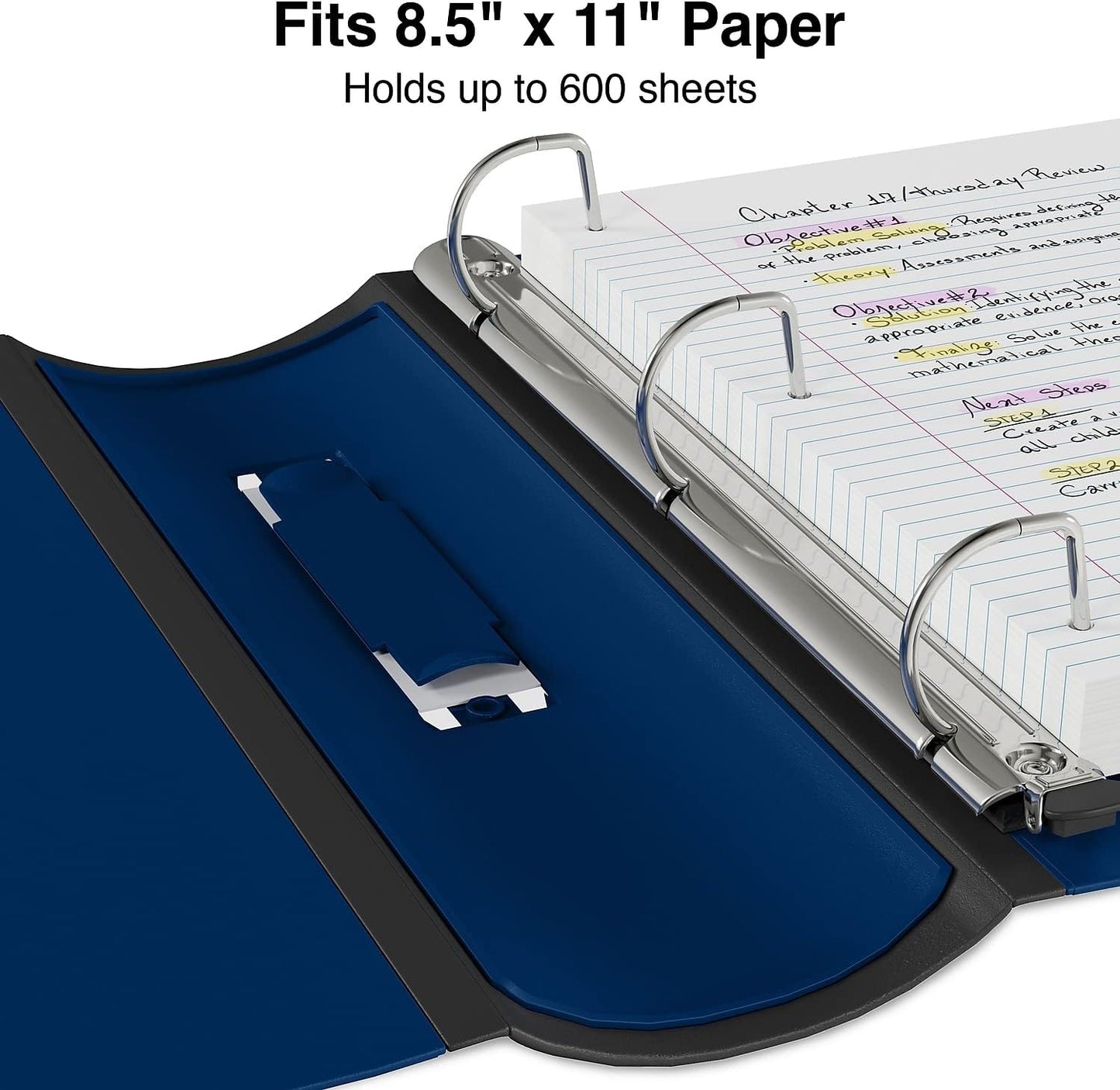 Staples Better Binder 2-Inch D-Ring View Binder, Reinforced Spine, Holds Up to 540 Sheets, Teal, for Office & School