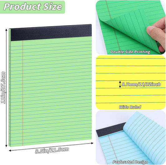 Note Pads 4x6, 36 Pack Small NotePads, Server Pads, Scratch Pads 4x6, Memo Pads White Paper, 50 Sheets per Blank Note Pads 4 x 6, Mini Writing Pads Pocket Notepads for Office School Home Supplies