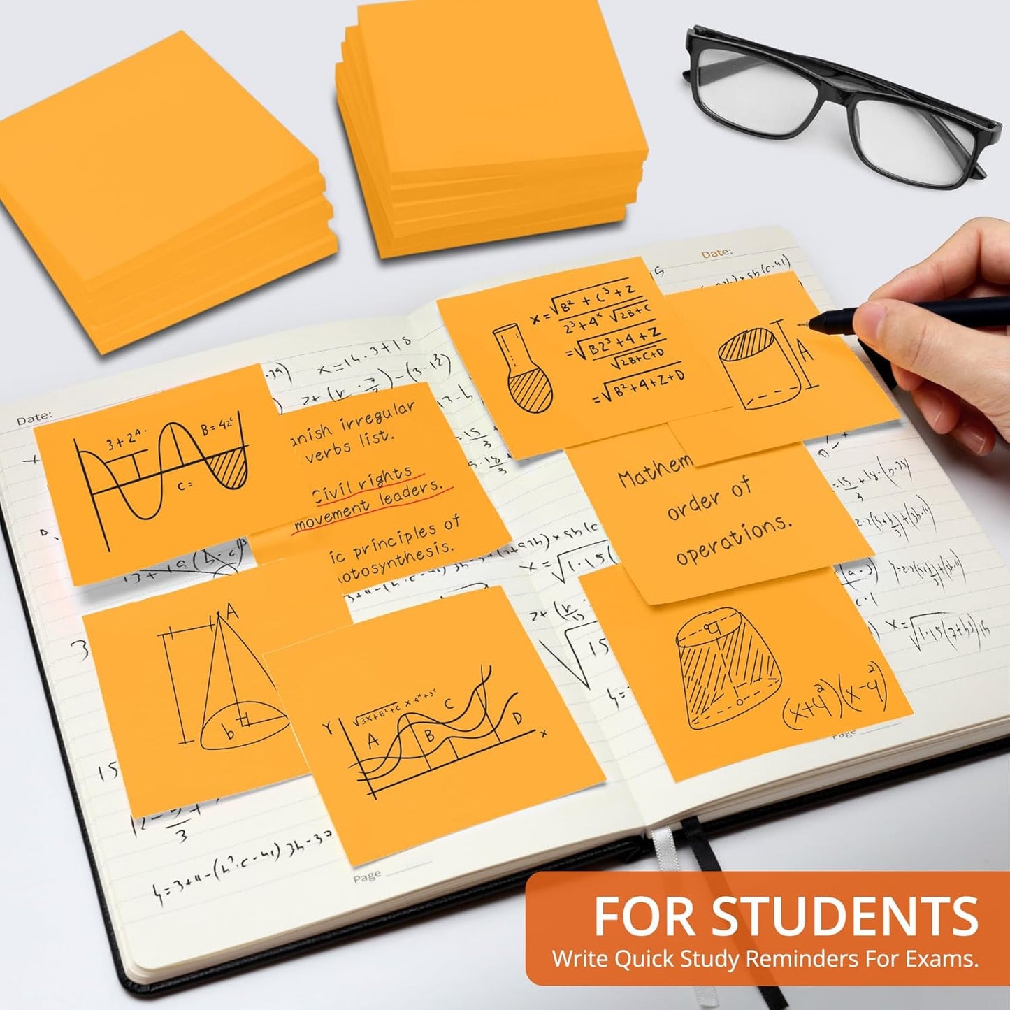 Sticky Notes, 36 Pads, 3x3 Inches Self-Stick Note Pads, Perfect for Office, Study, and Daily Life Organization - Bright