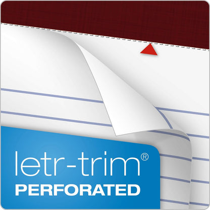 TOPS Legal Pads, 6 Pack, Premium Docket Gold Note Pads, 50 Narrow Ruled 8.5 x 11 Sheets, Thick White Paper with Extra Hard Back, Proudly Made in the USA