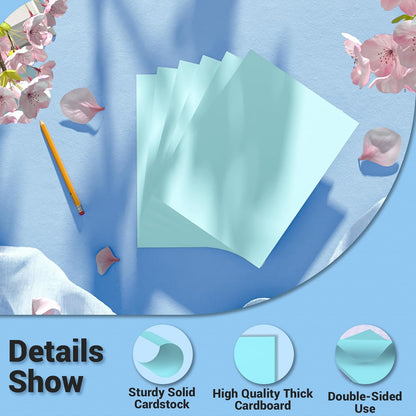 Cardstock 8.5 x 11, Thick Printer Paper 75 lb/200 gsm, 40 Sheets Card Stock White, Heavy Card stock, White CardStock Paper for Invitations, Diy Cards, Business Cards, Menus, Crafts, Drawing etc