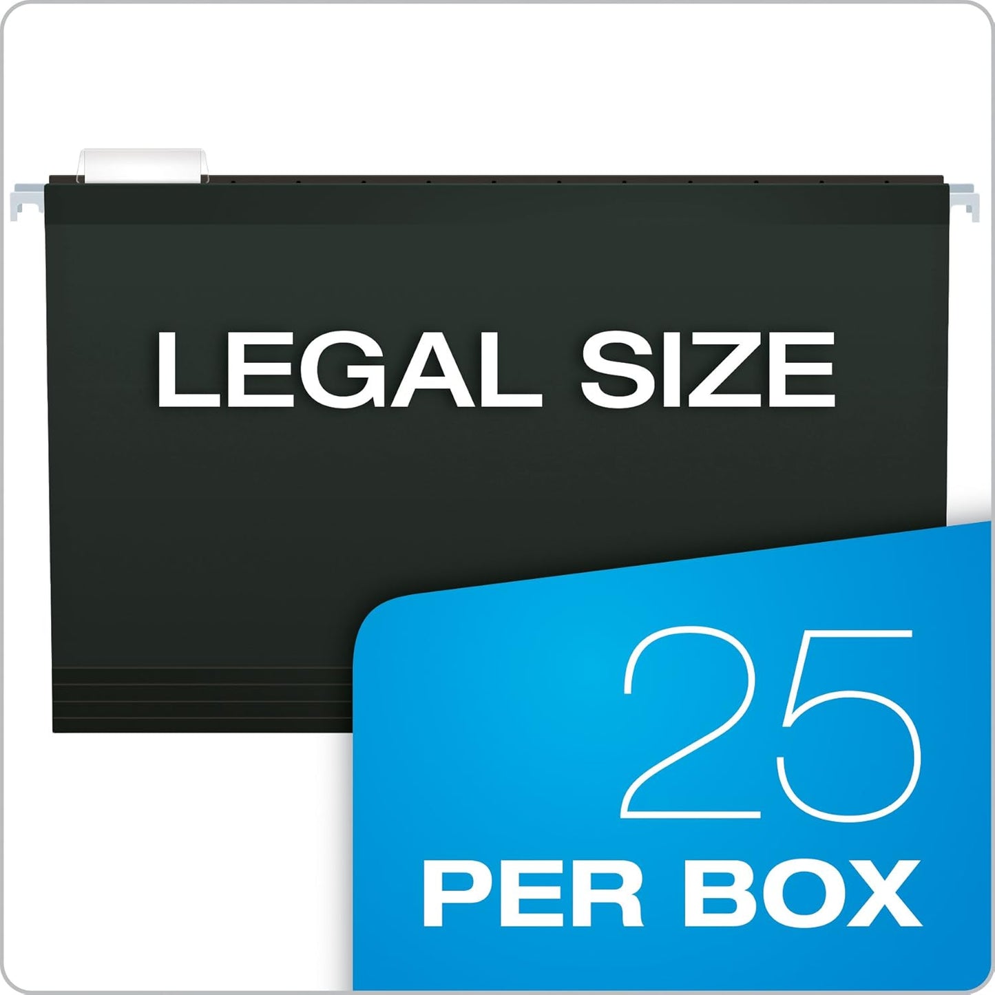 Pendaflex Hanging File Folders, Legal Size, Aqua (PFX415315AQU)