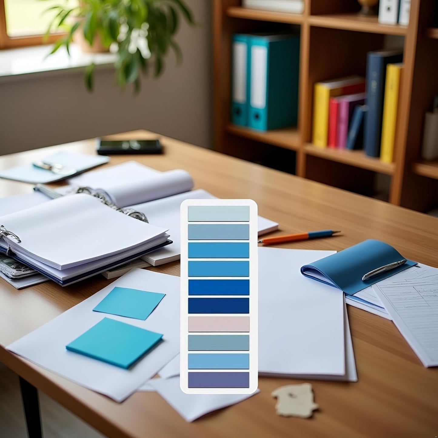 200 Pcs Sticky Index Tabs,Writable and Repositionable Book Flags Tabs Strip,Page Markers Notes Tabs Index Tabs for Page Marking Classify File,Self-Stick Notes Notebooks and Writing Pads (Blue)