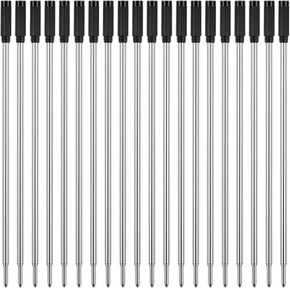 Unibene Cross Compatible Ballpoint Pen Refills 20 Pack, 1.0mm Medium Point-Black, Smooth Writing Replaceable German Ink Refill