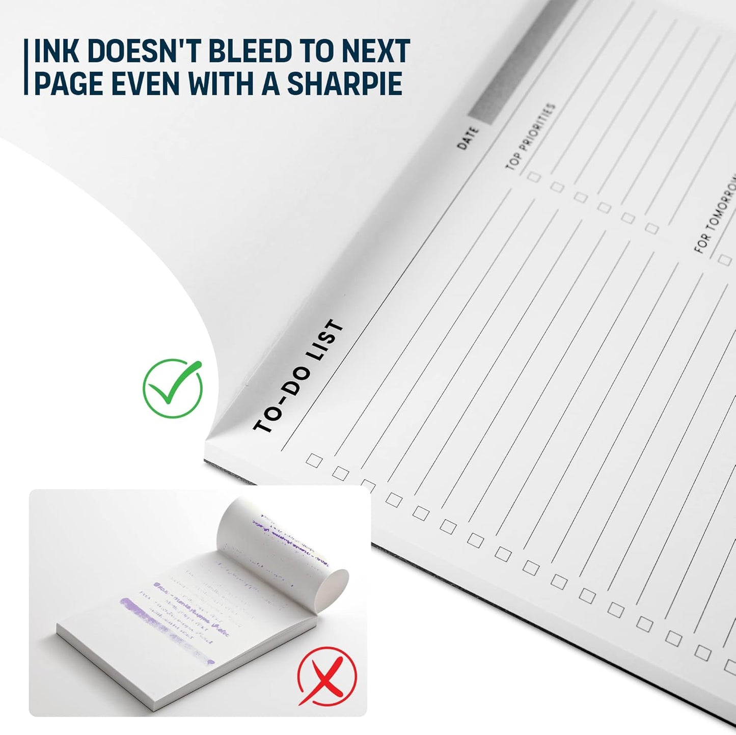 To Do List Notepad: With Multiple Functional Sections - 6.5 x 9.8" 60 Sheets - Spiral Daily Planner Notebook - Task CheckList Organizer Agenda Pad for Work - Note & Todo List Organization Notebooks