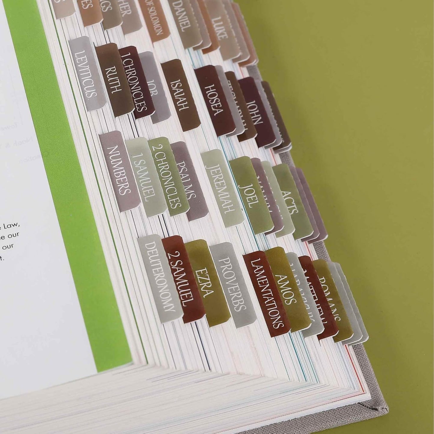 Thinkor- Repositionable Bible Tabs, 66 Pink Theme Laminated Tabs for Women, Thinkor for Study Bible