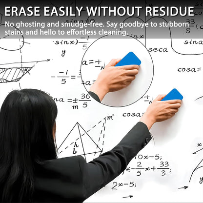VEESA Dry Erase Markers (Black Red Blue), Fine Tip, 75 Count Low-Odor Whiteboard Marker Pens for Office School Home