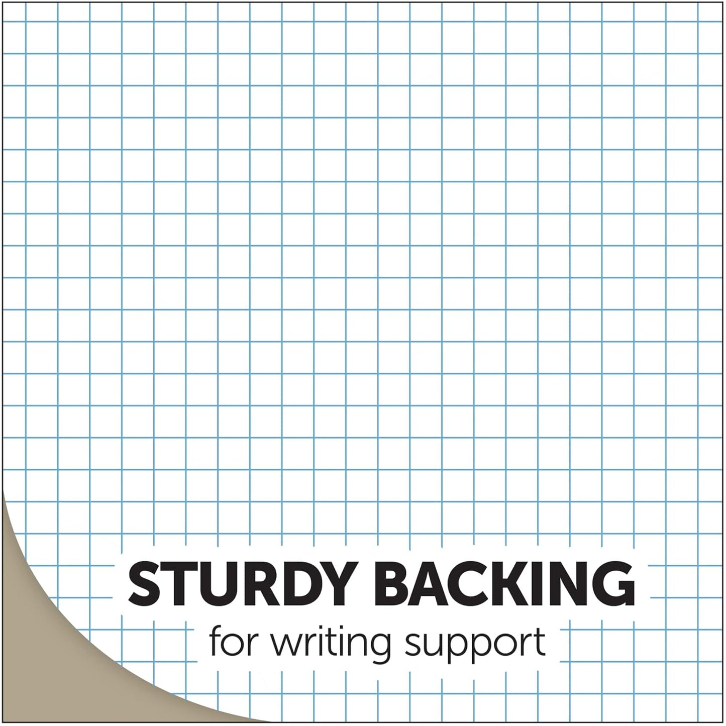 Office Depot Quadrille Pads, 4 x 4 Squares/Inch, 25 Sheets, White, Pack Of 6, 99476