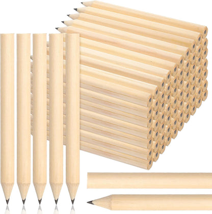 Fuutreo 200 Pcs Golf Pencils Bulk 2 HB 3.5 Inch Mini Half Pencils Pre Sharpened Natural Wooden Pencil for Office Employee Volunteer Teacher Students Graduation Party Favors
