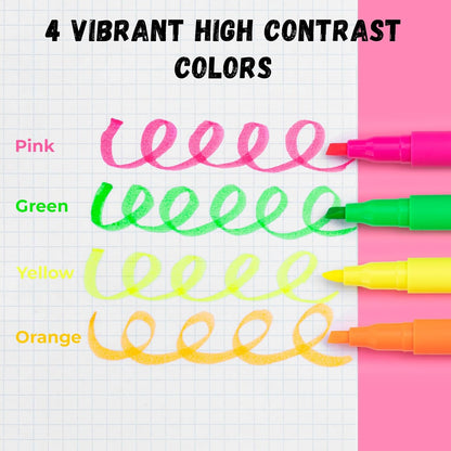 M&G Liner Highlighters, 12-Count Pack Yellow Highlighters, Chisel Tip No Bleed Highlighter Pens for Office Documents, Planning, and Everyday Organization