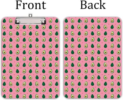 Hongri Plastic Cute Clipboard, Letter Size for Students, Teacher, Woman and Kids, Low Profile Clip, Decorative Pattern, Size 9 x 12.5 in, Dream Marble