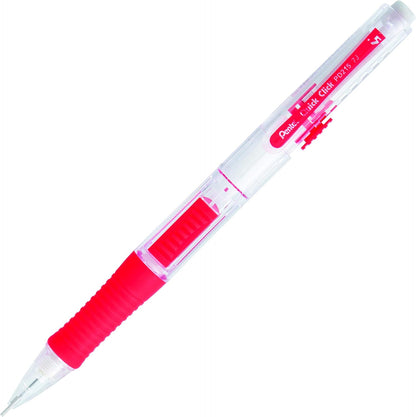 Pentel Quick Click Mechanical Pencil, (0.7mm), Medium, Black Barrel, Box of 12 Pencils (PD217A)