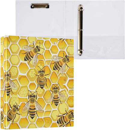 ALAZA Brown Forest Camo Camouflage 3 Ring Binder 1.5 Inch Three Ring Office Binders w/clipboard & 3 Pockets, Hold 200 Sheets, 1 pc