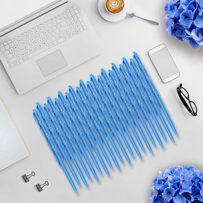 Aozora Pens Bulk 30 Pack Black Click Pens No Bleed Wholesale Retractable Ballpoint Pens Medium Point,Smooth Ink Pens for Journaling School Office Supplies 1.0MM Black Ink