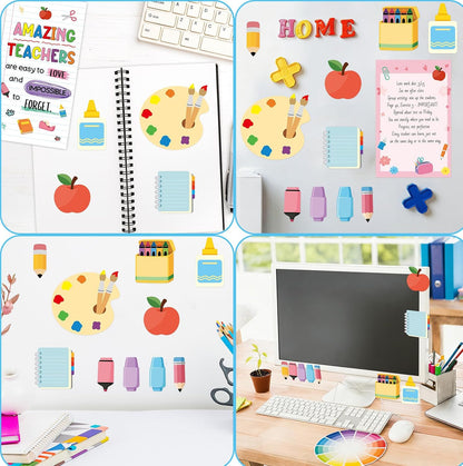 Ceiba Tree Teacher Sticky Notes Set Self-Stick Memo Pads Page Markers Thank You Teachers Giftd for Appreciation Week End of Year