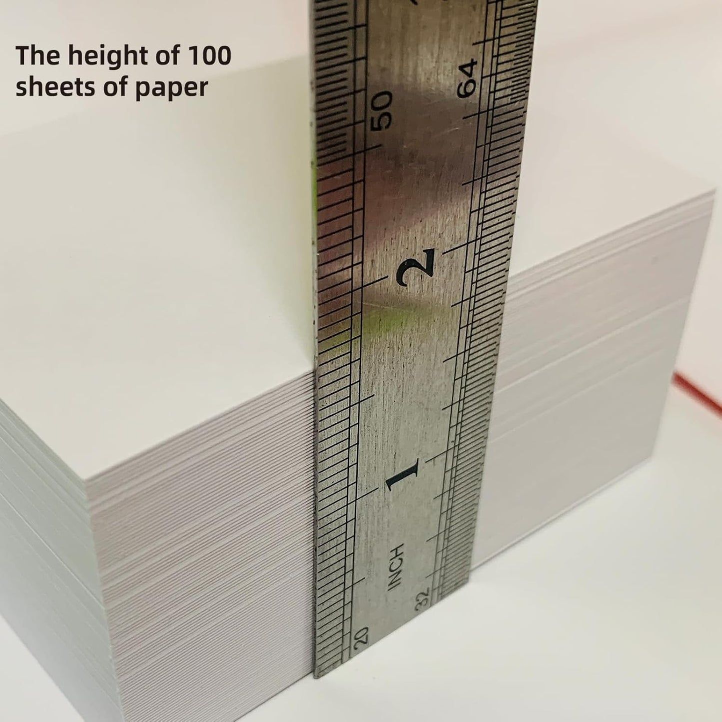 100 Sheets blank cardstock 2 x 3.5 In Heavy Weight business Card Stock 350gsm/130lb Learning Card, Note Card, Thank You Inserts, Gift Tags, Paper Crafts, Write, Draw, DIY (2X3.5 Inches)