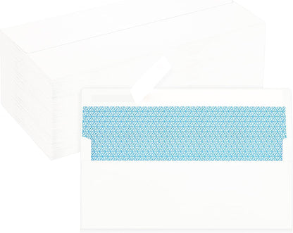 50 Pack #10 Business Envelopes, Sage Green Standard Envelopes Self Seal, Letter Size Mailing Envelopes for Checks Letters Invoices Statements Birthday Graduation Wedding, 4 1/8 x 9 1/2 Inch