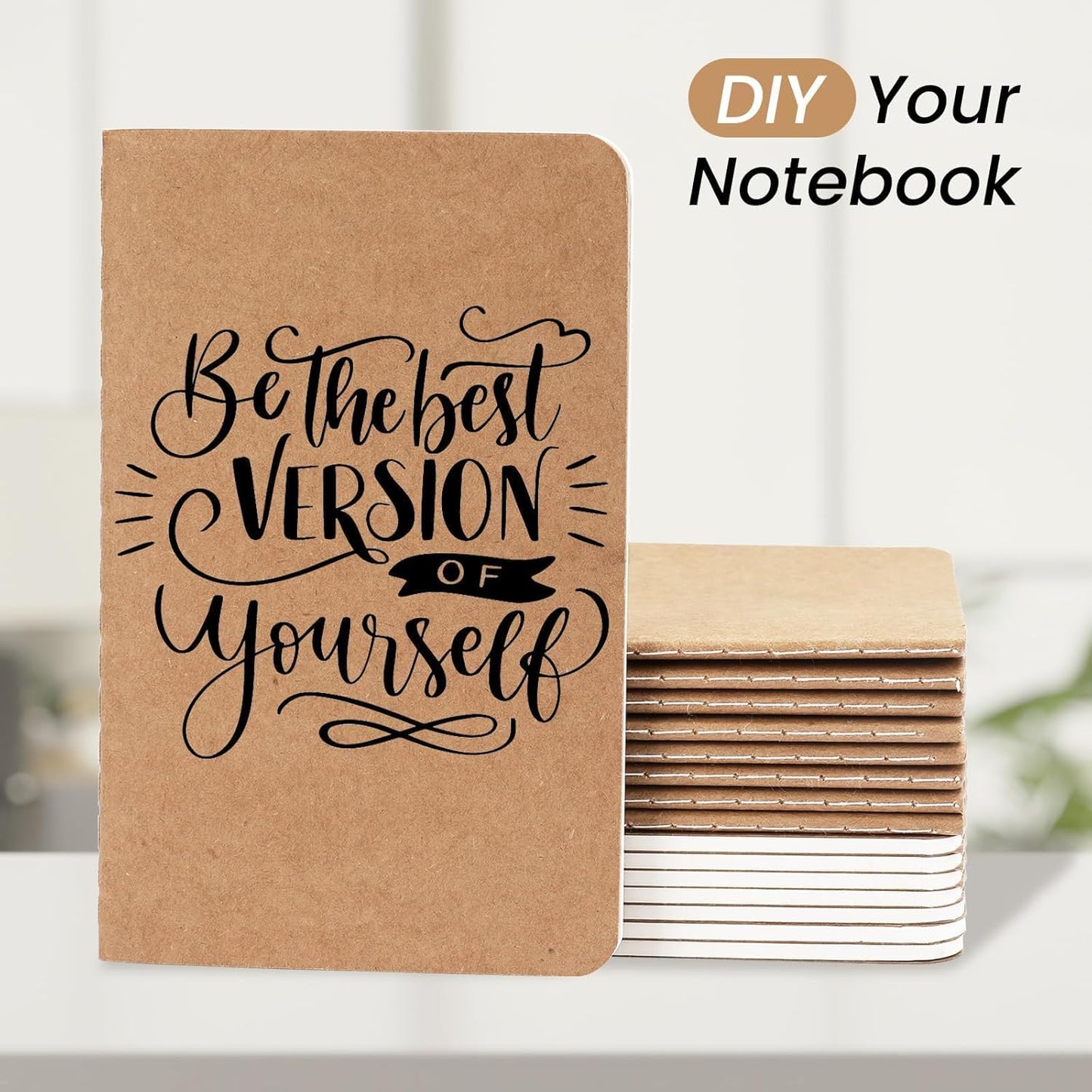 Oucaru 48PCS Pocket Notebook, 3.5" x 5.5", 8 Color, 52 Pages Blank Notebook Mini Notebook Journal, Small Notebook Memo Notepad for Students, Traveler, School Supplies