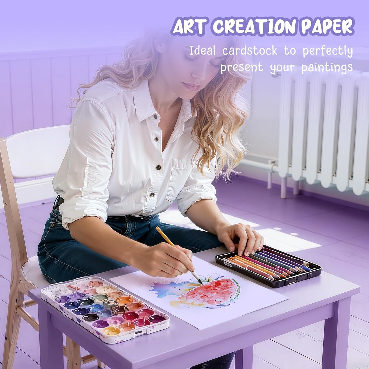 40 Sheets Cream Cardstock Paper 8.5 x 11, Ivory Cardstock Printer Paper 8.5x11, Off White Card Stock Paper 8.5 x 11, 200 GSM Construction Paper for DIY Cards, Greeting Cards, Wedding Invitations