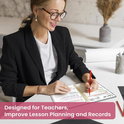 Planner 2026-2027, Academic Year Monthly and Weekly Calendar Planner, Jul 2026 - Jun 2027, Hardcover Teacher Student Planning Agenda book with Tabs, Perfect for School Office Supplies, 6.3" x 8.5" - Wildflowers