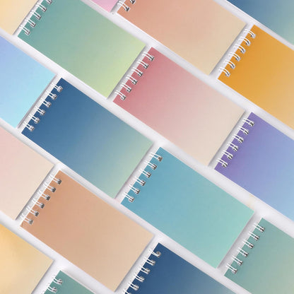 Hooqict 24 Pack Small Pocket Notebook Mini Notebooks Bulk Small Spiral Notepads with 8 Colors, Memo Note Pads for Kids, Work, Office, School, 3.9 x 2.4 Inches