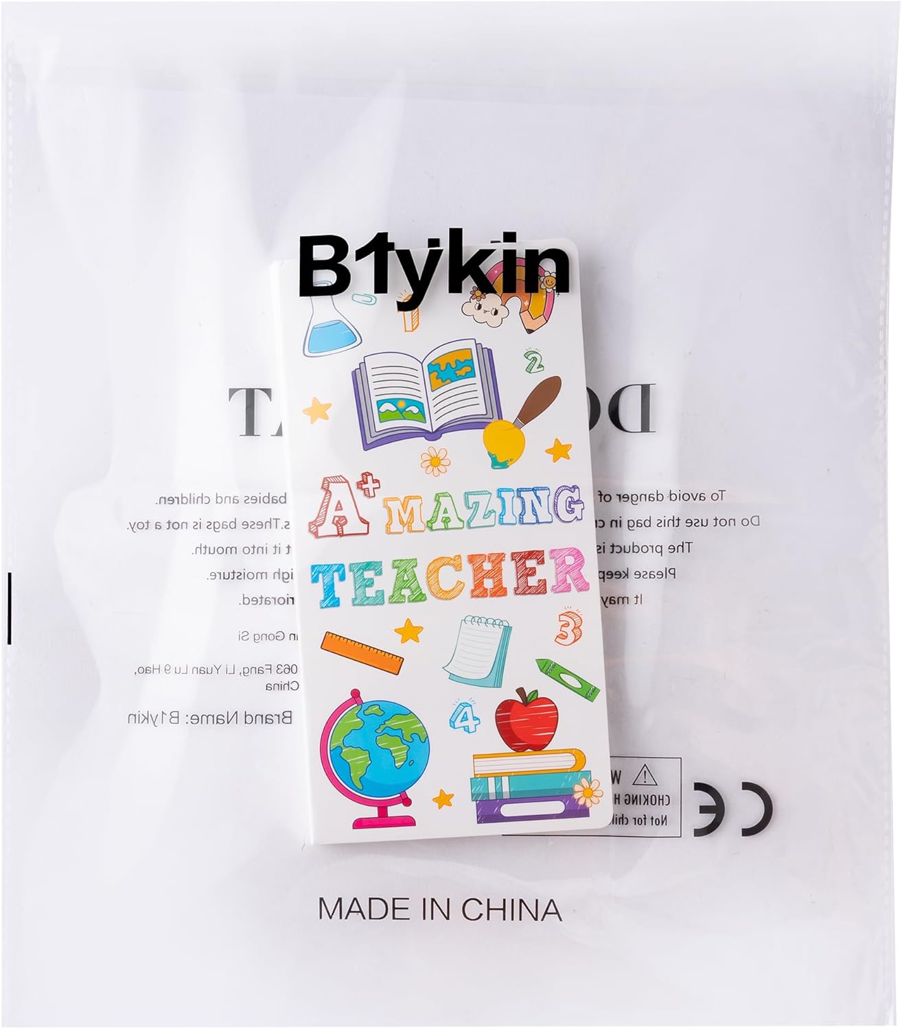 B1ykin Cute Sticky Notes Set - Stay Alive Skeleton Shaped Self-Stick Notes Pad, 550 Sheets Writing Memo Pages Sticky Notepad for Teacher Appreciation Gifts, School Office Supplies (Funny Skeleton) - Colors A