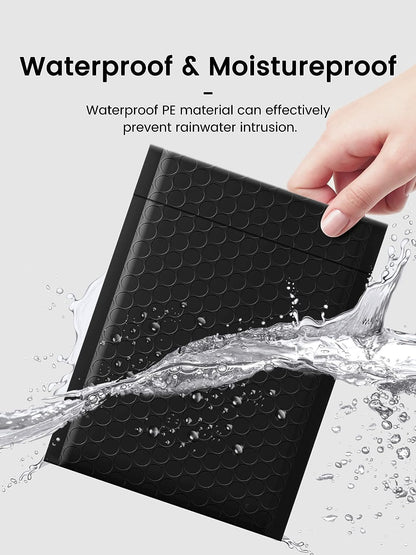 GSSUSA Black Bubble Mailers 4x8 Inches 50 Pack, Usable Size 4X7" Bubble Envelopes for Small Business, Padded Envelope, Shipping Mailers, Packaging Bags, Mailing Envelopes, Shipping Supplies