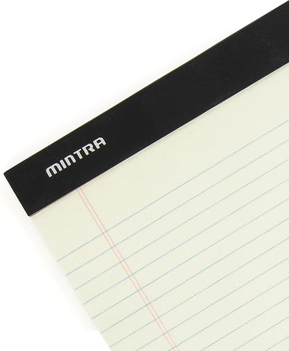 Mintra Office Colorful Legal Pads - Includes 2 Blue, 2 Pink, and, 2 Green Writing Pads, Micro Perforated Lined Sheets, Ideal for Professional & Personal Use, 5"x8" Narrow Ruled, 6 pack Basic Pastel